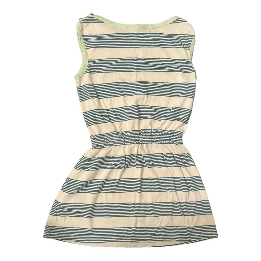 Roxy White and Blue Striped Dress. Size 7/8